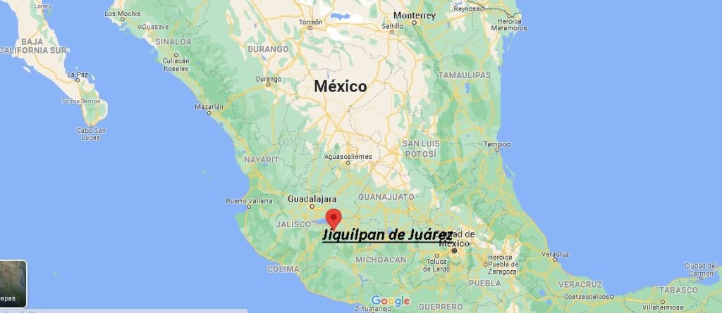 ¿Dónde está Jiquílpan de Juárez en Mexico
