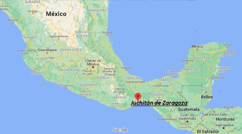 ¿Dónde está Juchitán de Zaragoza