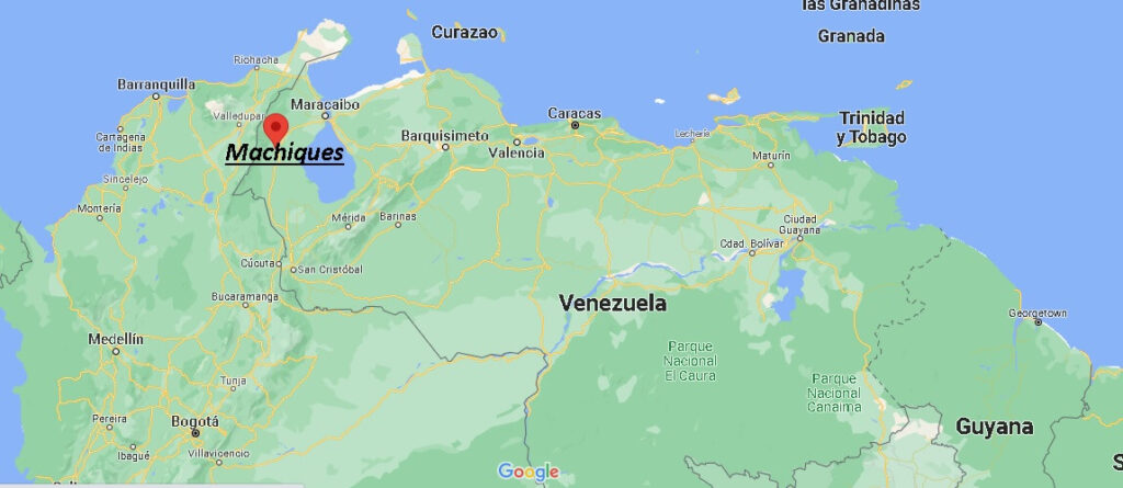 ¿Dónde está Machiques Venezuela