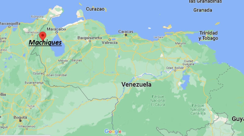 ¿Dónde está Machiques Venezuela