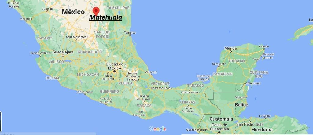 ¿Dónde está Matehuala en Mexico