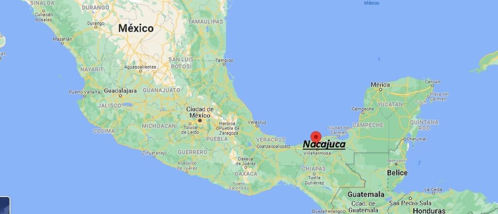 ¿Dónde está Nacajuca en Mexico