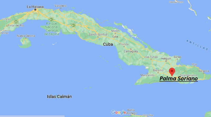 ¿Dónde está Palma Soriano en Cuba