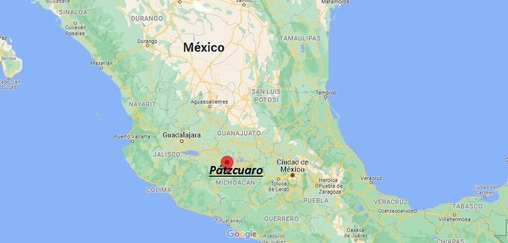 ¿Dónde está Pátzcuaro en Mexico