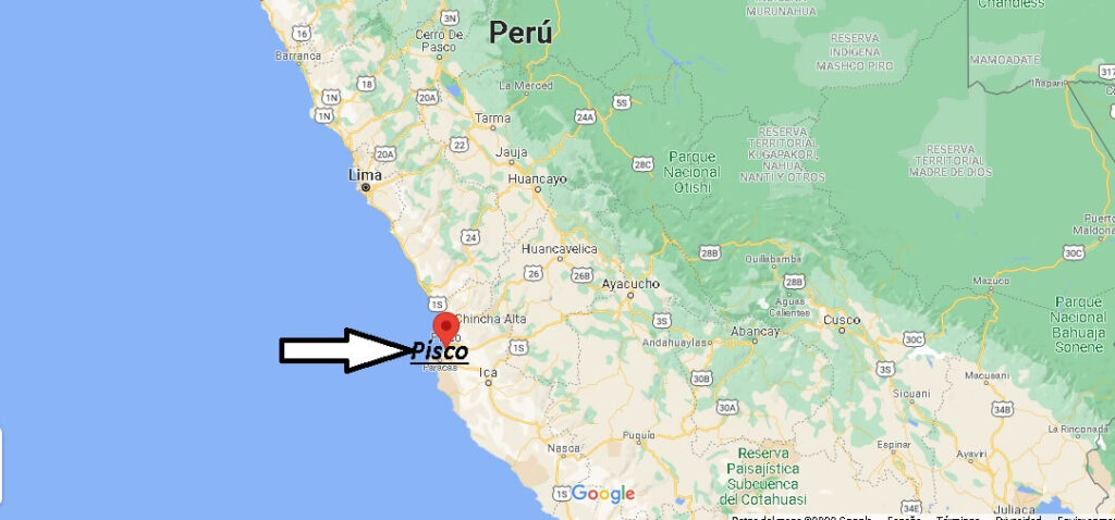 ¿Dónde está Pisco Peru