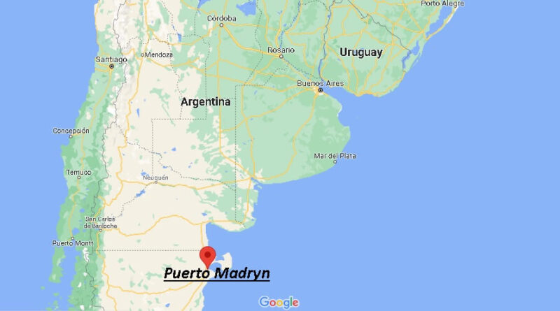 ¿Dónde está Puerto Madryn, Argentine