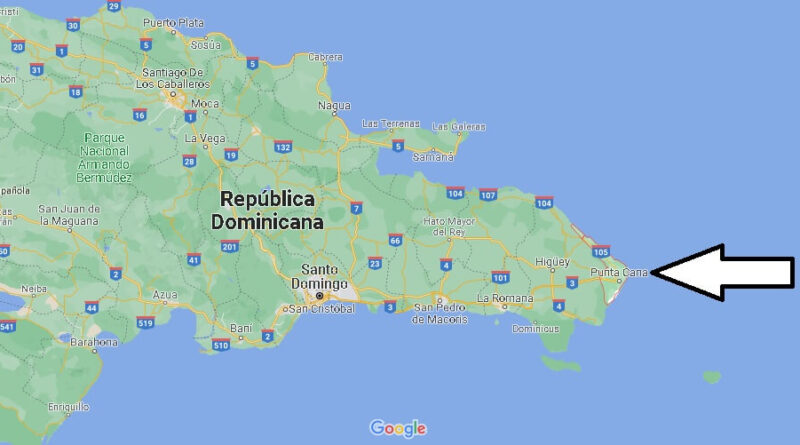 ¿Dónde está Punta Cana en Dominicana