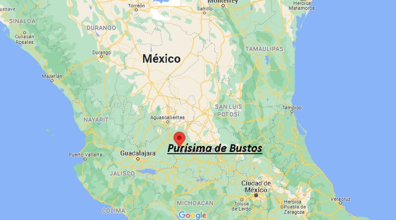 ¿Dónde está Purísima de Bustos en Mexico