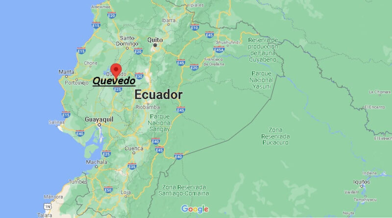 ¿Dónde está Quevedo en Ecuador