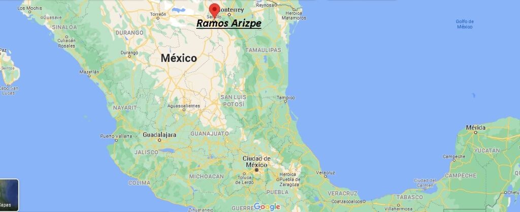 ¿Dónde está Ramos Arizpe, Mexico