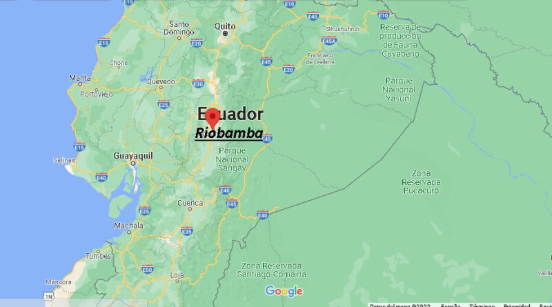¿Dónde está Riobamba en Ecuador