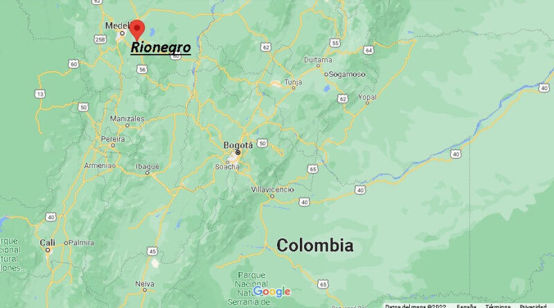 ¿Dónde está Rionegro Colombia