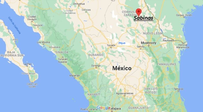 ¿Dónde está Sabinas Mexico