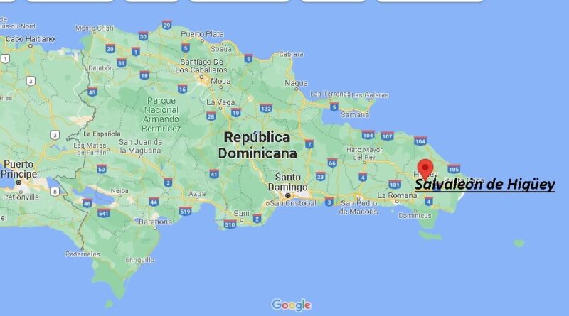 ¿Dónde está Salvaleón de Higüey en Dominicana
