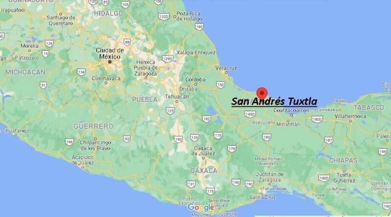 ¿Dónde está San Andrés Tuxtla, Mexico