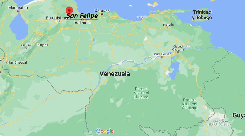 ¿Dónde está San Felipe Venezuela
