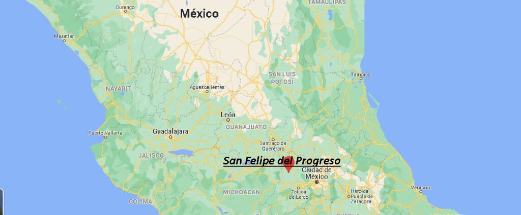 ¿Dónde está San Felipe del Progreso en México