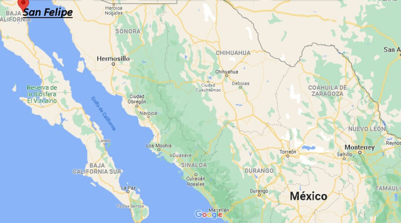¿Dónde está San Felipe en México