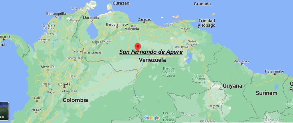 ¿Dónde está San Fernando de Apure Venezuela