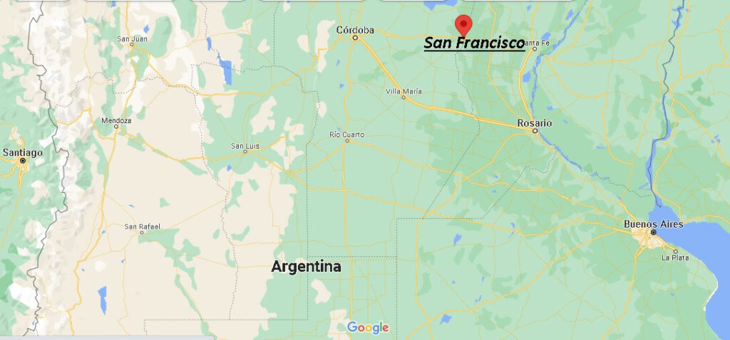 ¿Dónde está San Francisco, Argentina