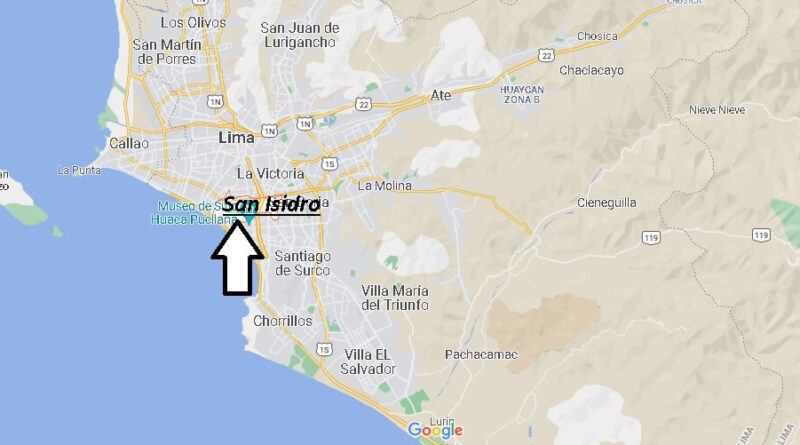 ¿Dónde está San Isidro Peru