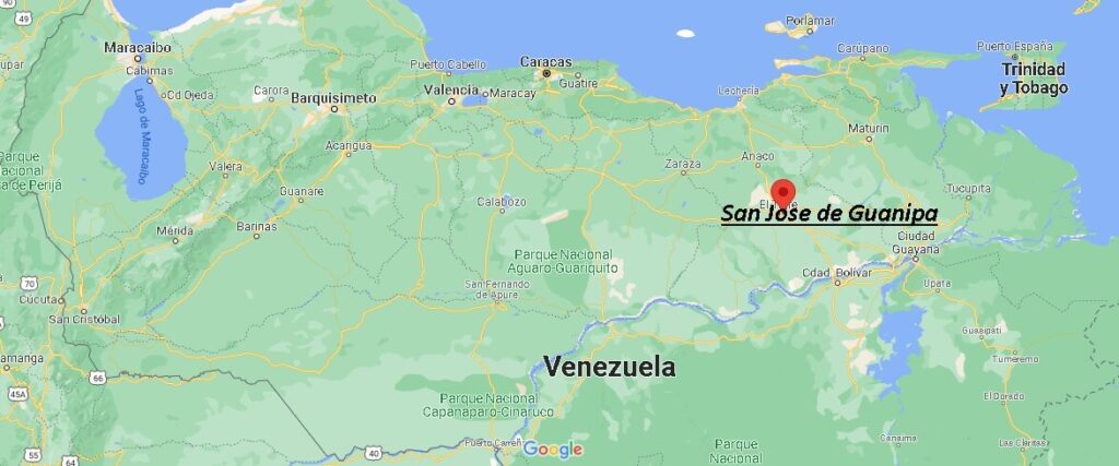 ¿Dónde está San Jose de Guanipa Venezuela