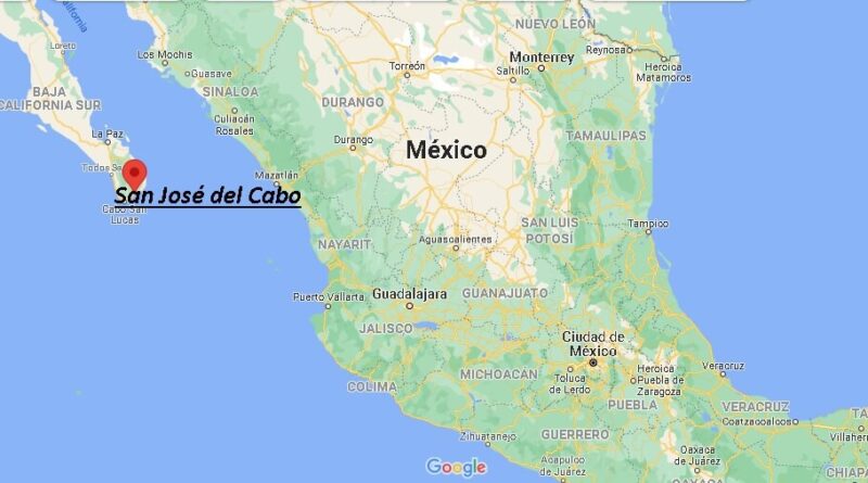 ¿Dónde está San José del Cabo en Mexico