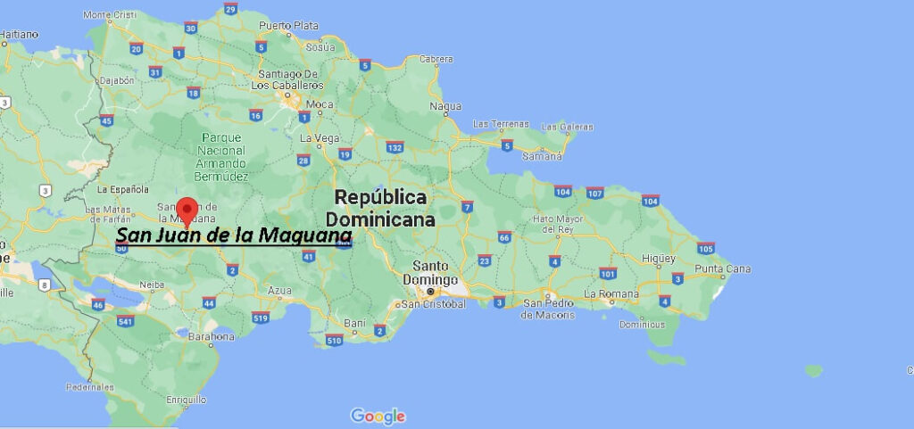 ¿Dónde está San Juan de la Maguana, Dominicana