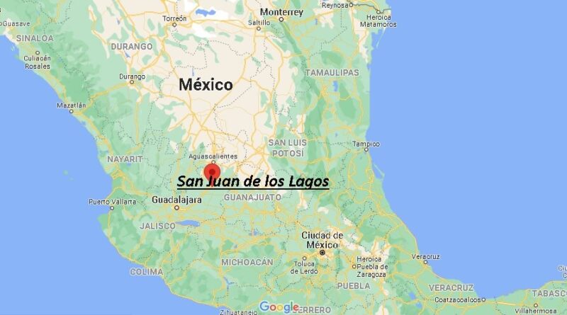 ¿Dónde está San Juan de los Lagos en Mexico