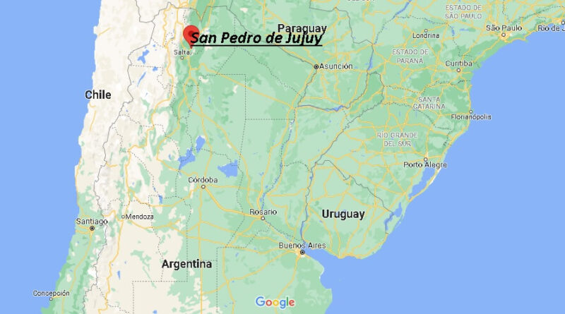 ¿Dónde está San Pedro de Jujuy, Argentina