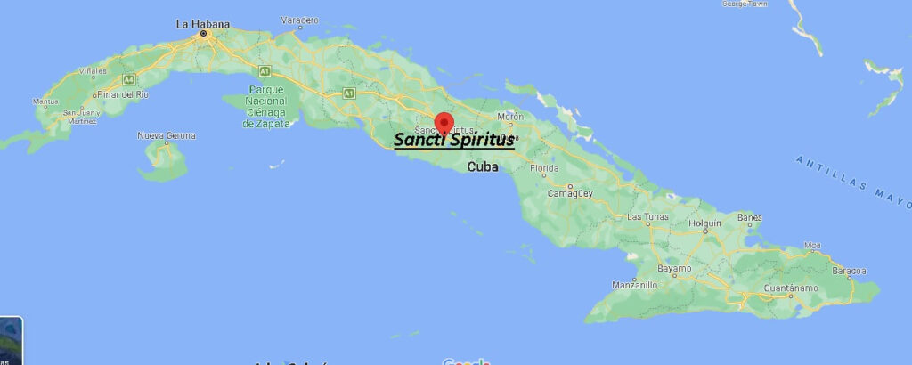 ¿Dónde está Sancti Spíritus en Cuba