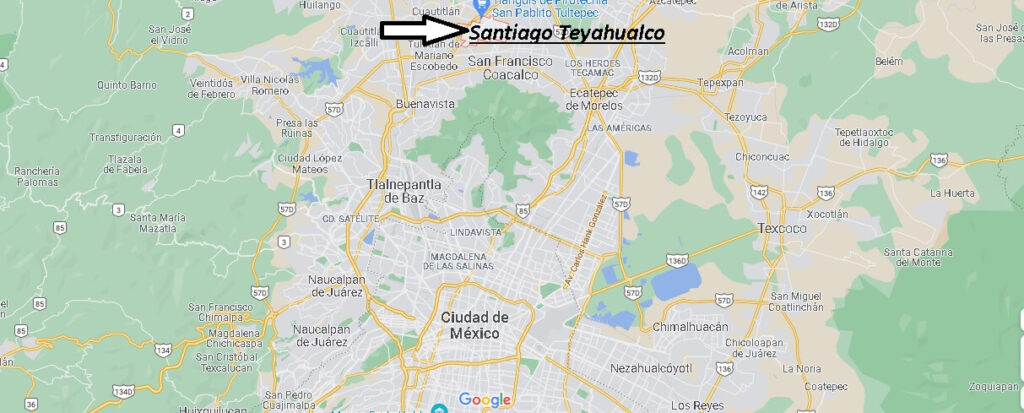 ¿Dónde está Santiago Teyahualco Mexico
