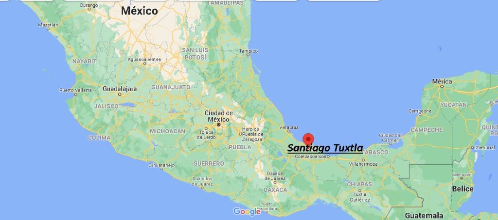 ¿Dónde está Santiago Tuxtla Mexico