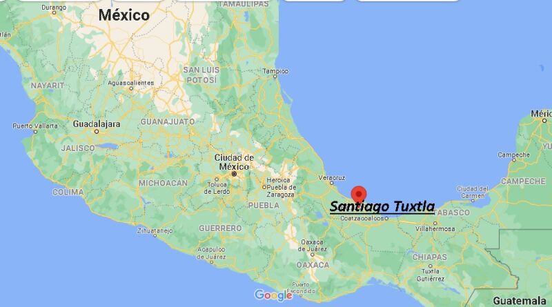 ¿Dónde está Santiago Tuxtla Mexico