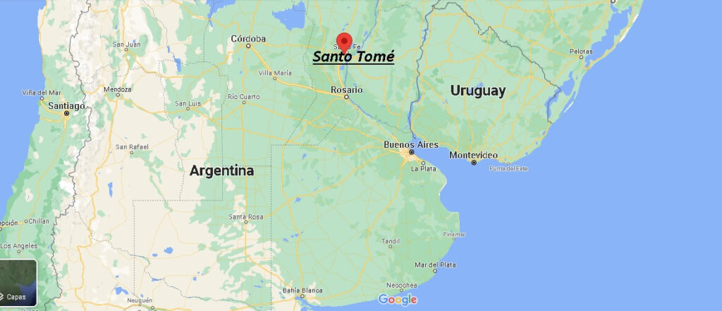 ¿Dónde está Santo Tomé, Argentina