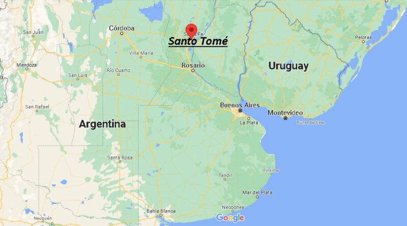 ¿Dónde está Santo Tomé, Argentina