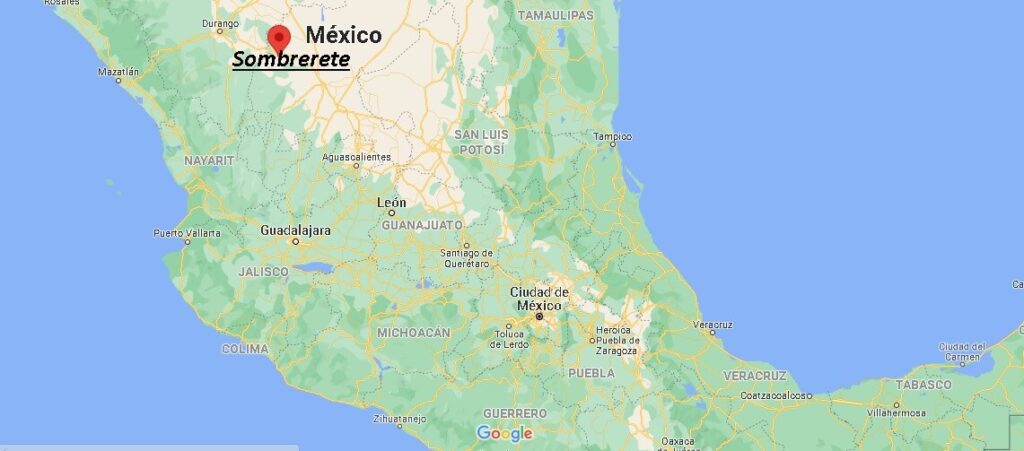 ¿Dónde está Sombrerete Mexico