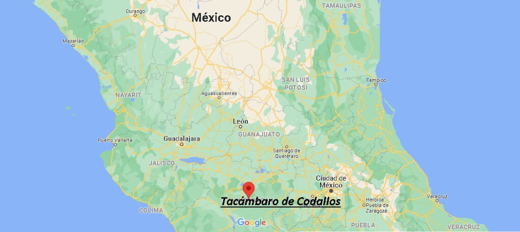 ¿Dónde está Tacámbaro de Codallos en Mexico