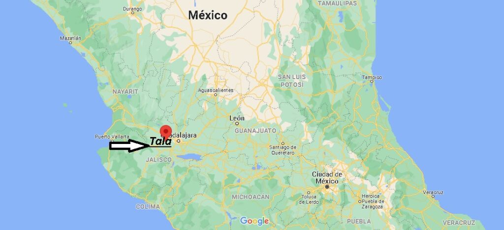 ¿Dónde está Tala en Mexico
