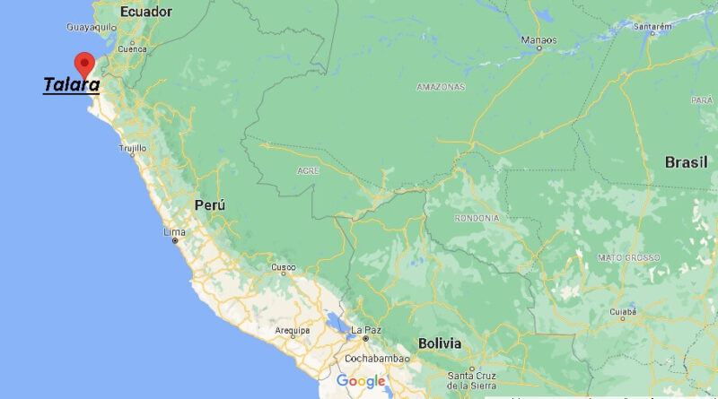 ¿Dónde está Talara en Peru