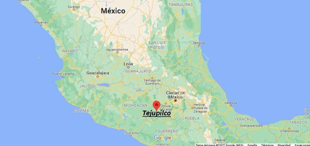 ¿Dónde está Tejupilco en Mexico
