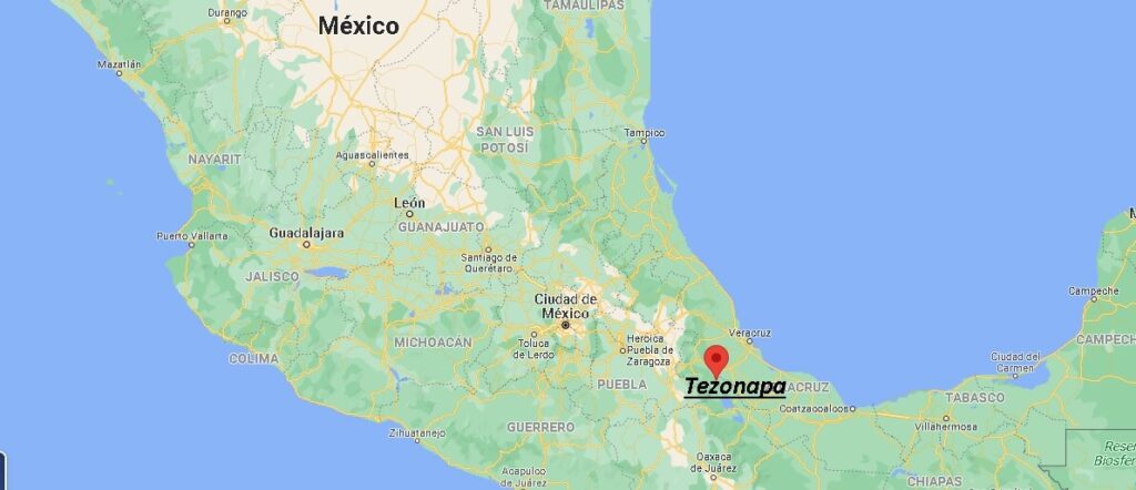 ¿Dónde está Tezonapa Mexico