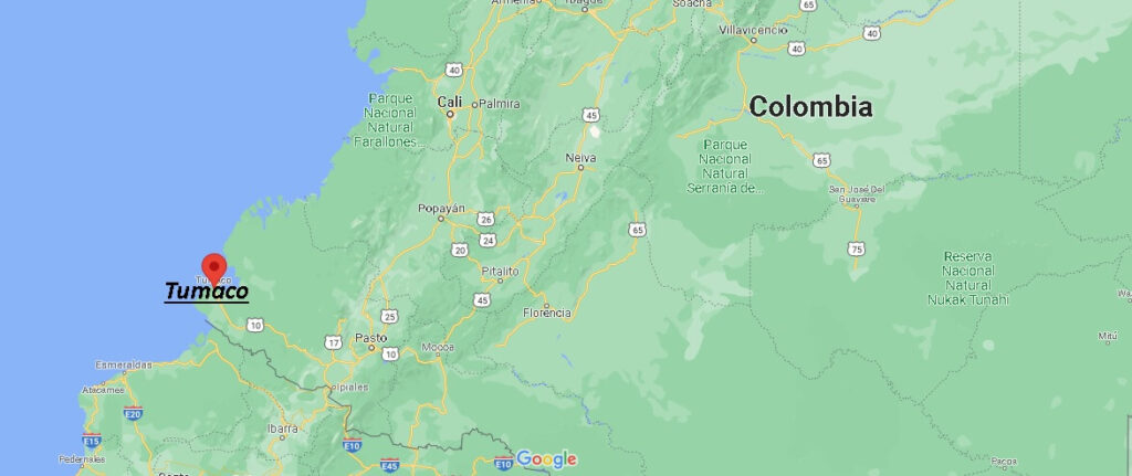¿Dónde está Tumaco, Colombia