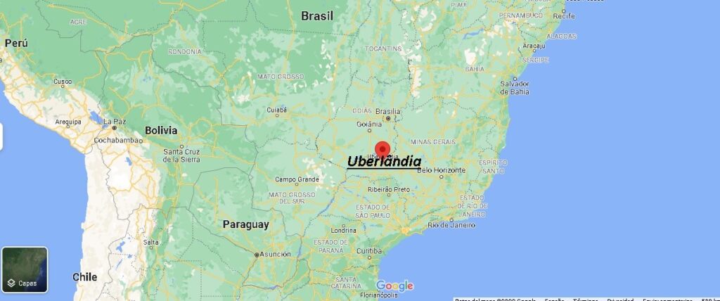 ¿Dónde está Uberlândia Brasil