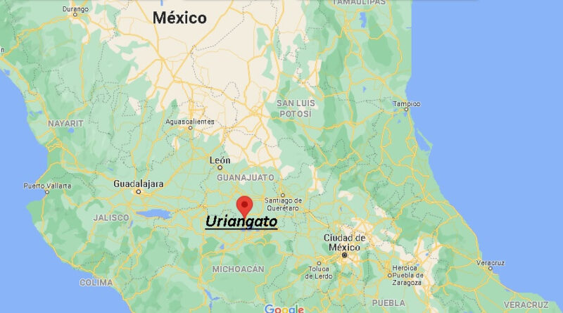 ¿Dónde está Uriangato Mexico
