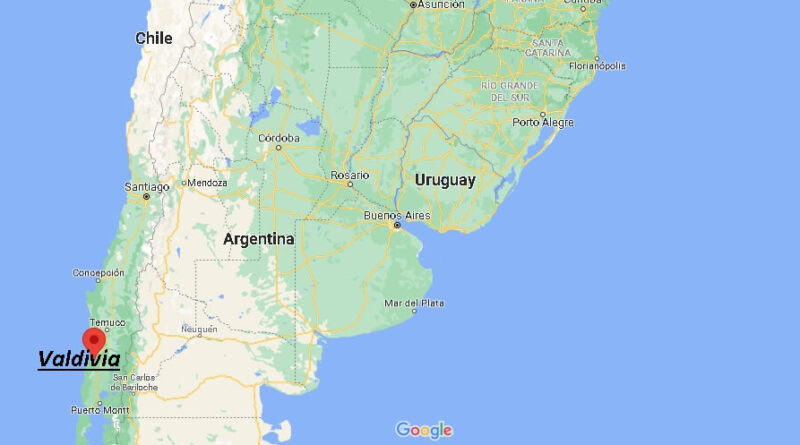 ¿Dónde está Valdivia en Chile