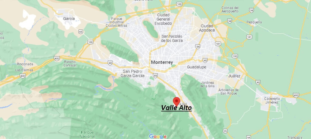 ¿Dónde está Valle Alto en Mexico