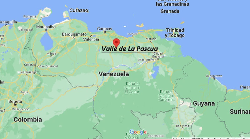 ¿Dónde está Valle de La Pascua en Venezuela