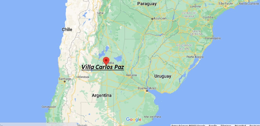 ¿Dónde está Villa Carlos Paz, Argentine