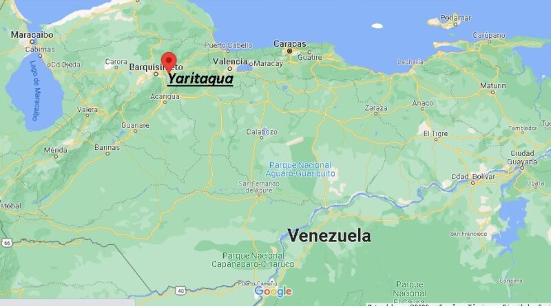 ¿Dónde está Yaritagua en Venezuela